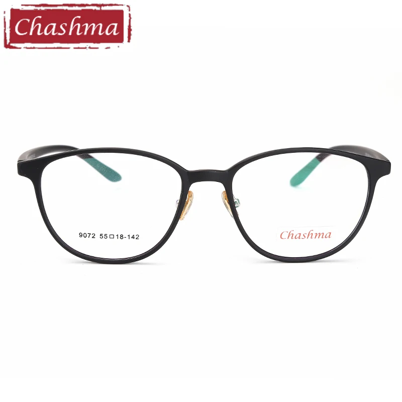 Chashma Brand Designer Cat Eye Frame Ultra Light Eyewear Fashion TR90 Frames Female Optical Eyeglasses for Women