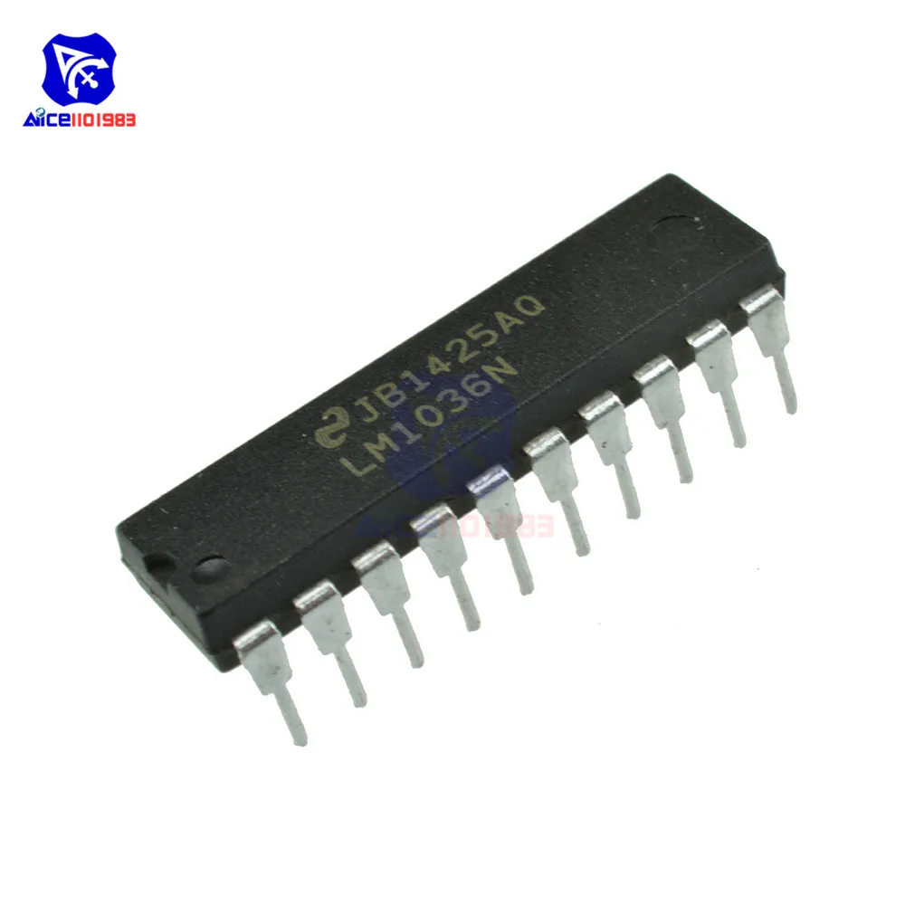 1 قطعة IC رقائق LM1036 LM1036N لهجة/VOL/BAL المزدوج تيار مستمر 20-DIP دوائر متكاملة أصلية