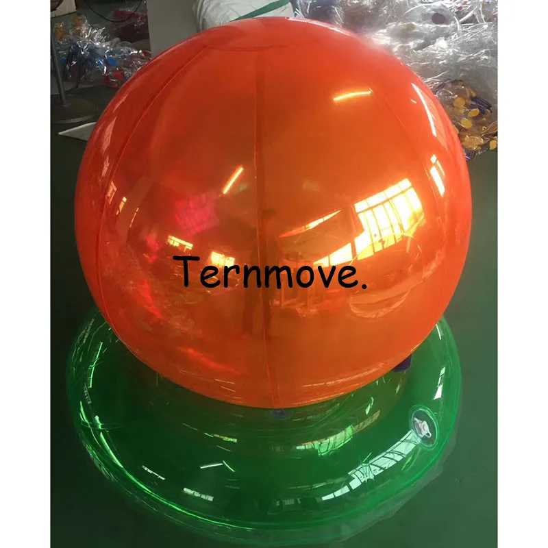 inflatable wedding decoration balloon for Concert party exhibition events show Window decoration orange pvc beach ball