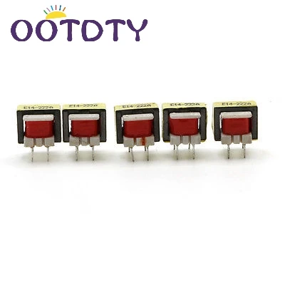 5Pcs 1300 : 8 Ohm  o Transformer EE14 Transformateur POS Transformador