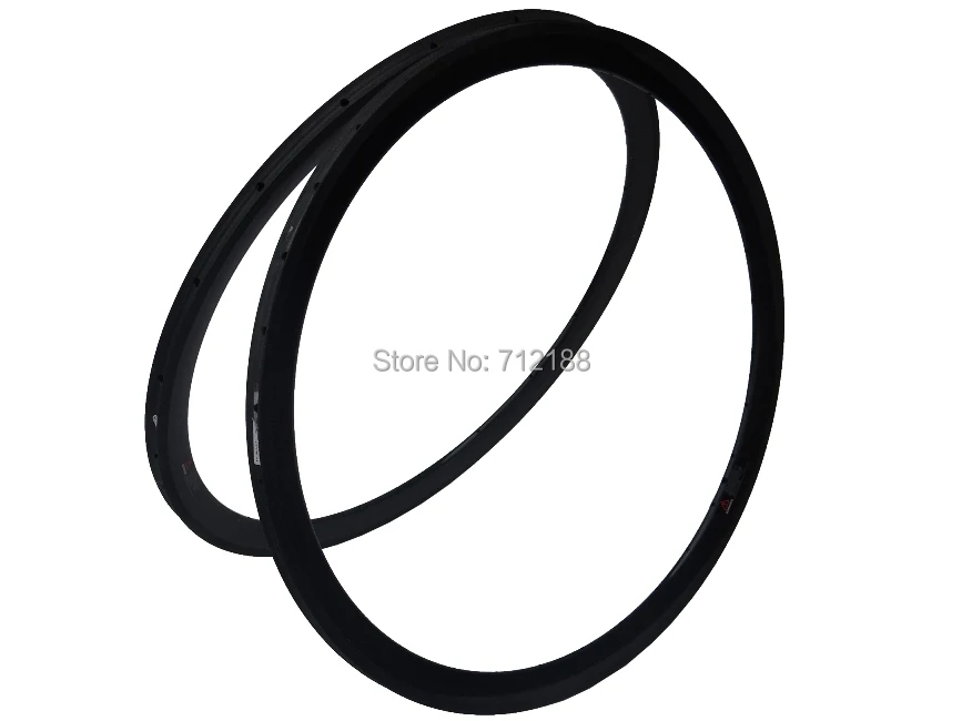 RIM-T03  :  3k Carbon Road Bike Tubular Wheel Rim 38mm Bicycle Wheel Rim 700C ( Basalt Brake Side )