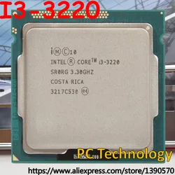 Original Intel CORE i3 3220 SR0RG 3.30GHz 3M LGA1155 processor Dual Core CPU i3-3220 Free shipping ship out within 1 day