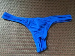 Sexy Men U Convex Pouch Ice Silk G-string Jockstrap Low Rise Thongs Bikini Cock Ring Penis Gay Wear Erotic lingerie FX5