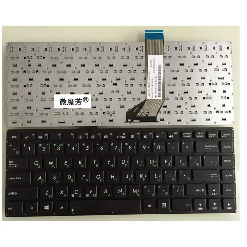 

RU black New FOR ASUS S451 s451Lb S451L S451E X402C S400CB S400C X402 S400 F402C S400 S400CA x402CA V451L Keyboard Russian