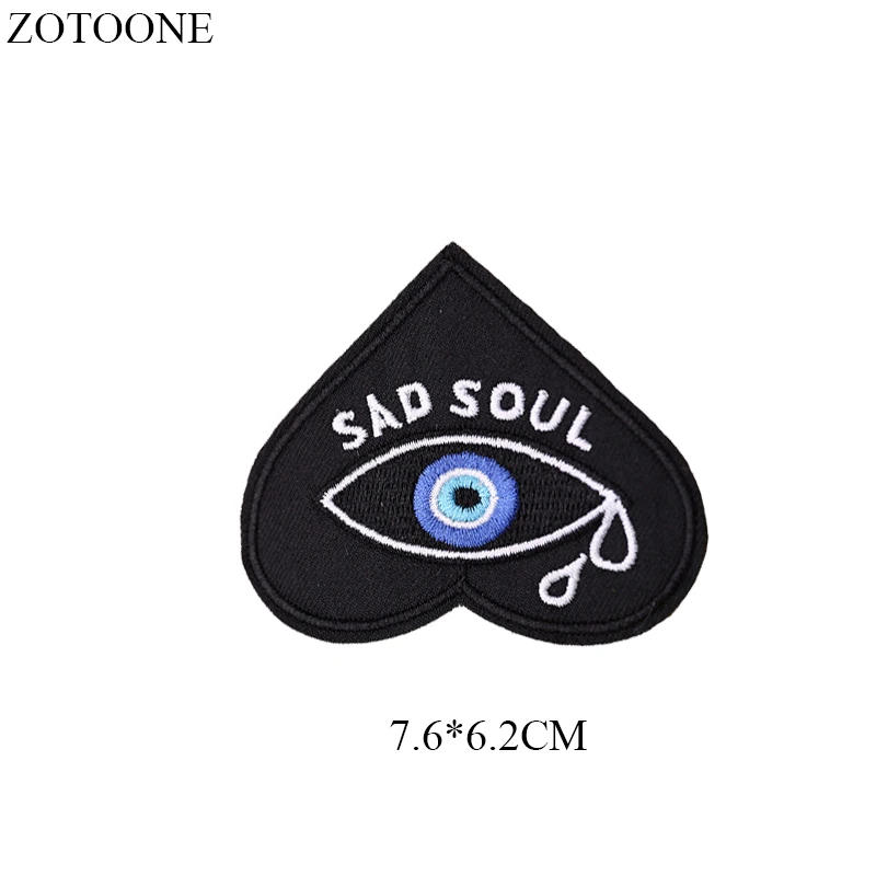 ZOTOONE Iron on Sexy Butt Patches for Clothing Applique Embroidery Eye Heart Patch Stickers on Clothes DIY Jacket Backpack