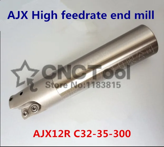 

AJX12R C32-35-300 Face End Milling Cutter AJX High feedrate end mill,High Speed Milling Indexable Milling Cutter