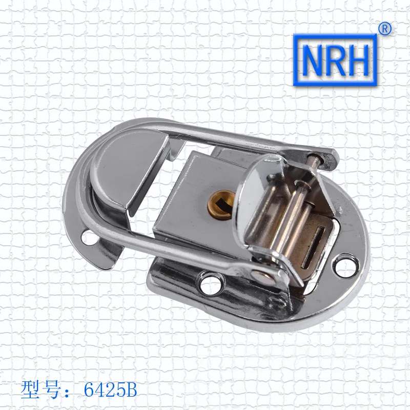 NRH 6425B steel chrome finish locking toggle draw latch for briefcase & suitcase 2pack toggle latch wholesale price