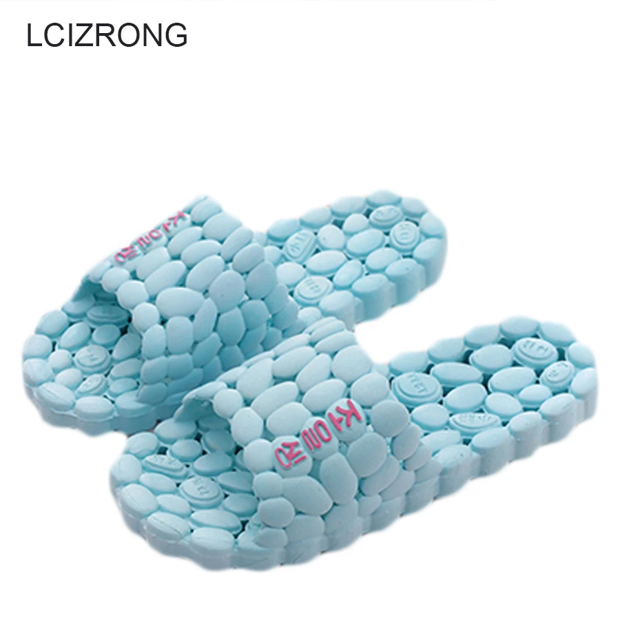 2022 New Bathroom Lovers Massage Summer Slippers Women Slip Home Slippers Women Sandals Ladies Indoor Chinelo Hollow Slippers