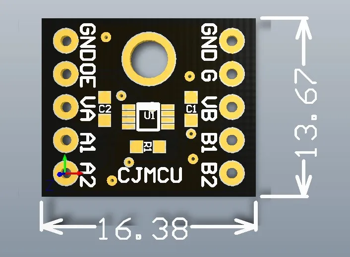 TXS0102 CJMCU-0102 2 bit bidirectional voltage level converter IIC I2C level module