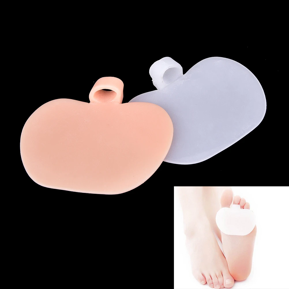 1Pair Thick Medical Silicone Toe Pads Gel Forefoot Pad High heels footPad Half Insole Foot Care Sore Feet Pain Pedicure