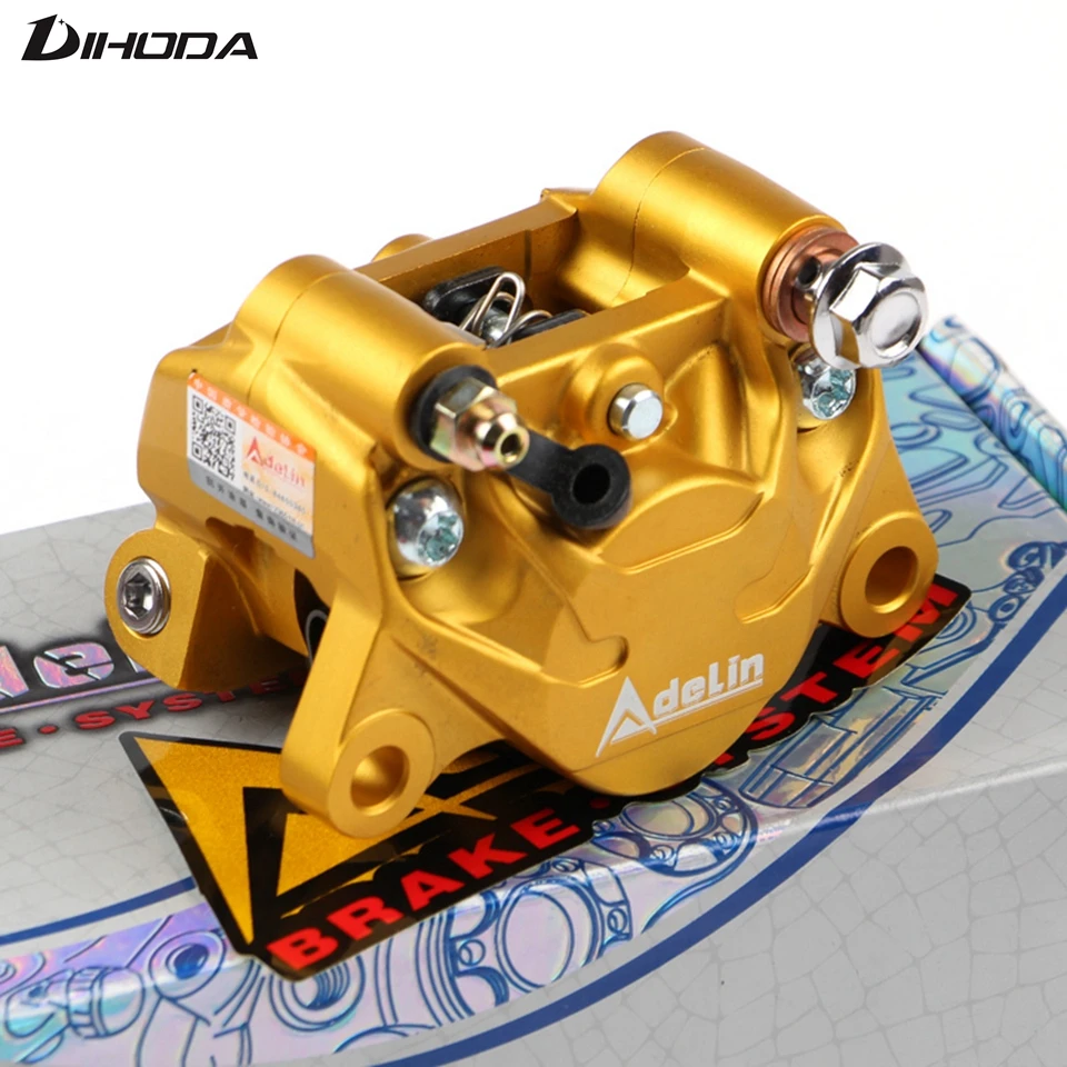 Adelin ADL-17 Motorcycle modification electric motorcycle adapter bracket double piston brake calipers For WISP RSZ YAMAHA