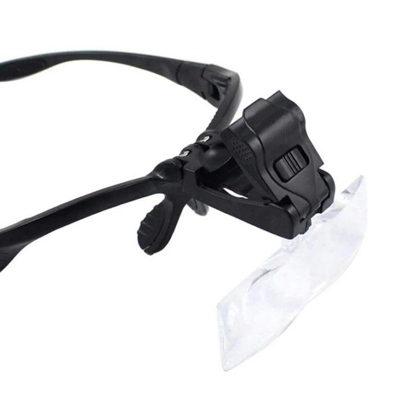 Стекло es, увеличительное стекло, 1X 1.5X 2X 2.5X 3.5X, очки, увеличительное стекло es, 5 шт. линз, волчок, увеличительное стекло для чтения