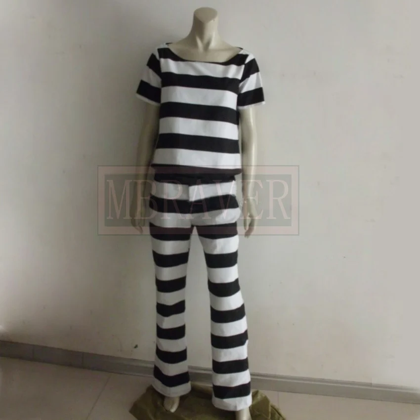 Impel down Prison Suit Buggy Cosplay Costume Party Christmas Halloween Custom Made Any Size