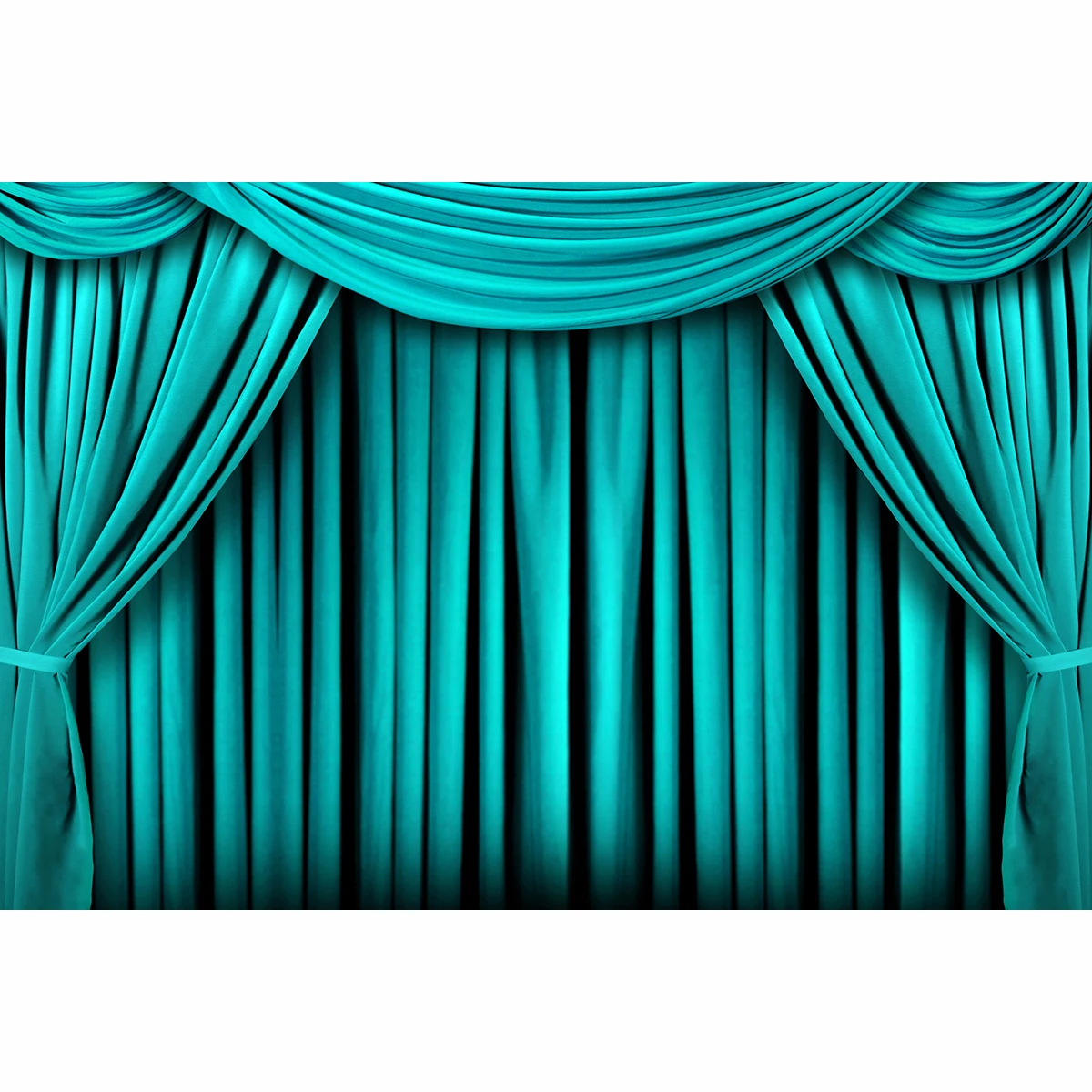 Виниловые фотофоны Allenjoy chromakey, Фотофон для свадьбы, морской волны