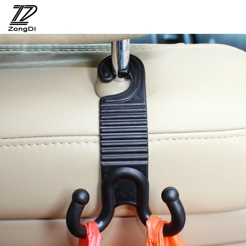 ZD 1X Car hook Multifunction trunk double hook For Skoda octavia rapid fabia Nissan qashqai tiida Honda civic accord Accessories