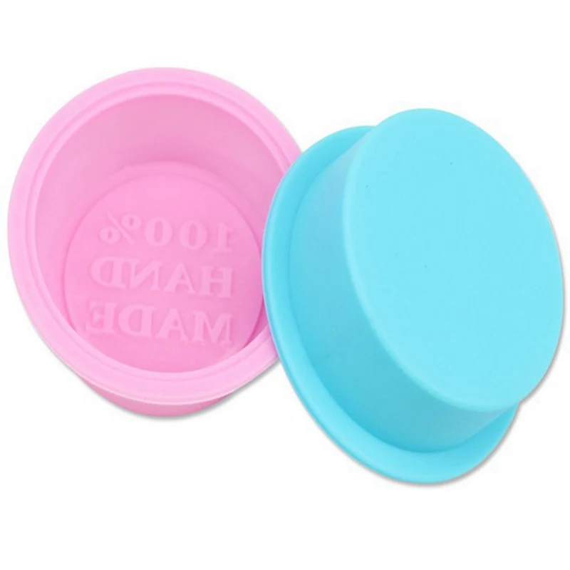 Afbeelding 6: Hoge Kwaliteit 100% Hand Made Ronde Diy Siliconen Mal Zeep Mal Vorm Mould Fondant Cake Decorating Gereedschap Huis Keuken Benodigdheden