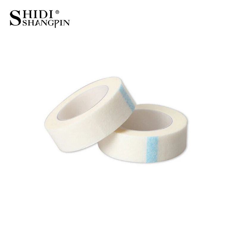 SHIDISHANGPIN 5 Stück Wimpernverlängerung, Papierflicken, Augenpolster, Wimpernverlängerung unter Patch, medizinisches Klebeband, Isolierung, weißes Klebeband