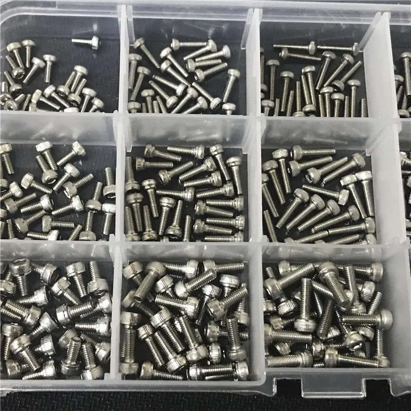 Hex Socket Bicycle Bolts Kit Head Cap Screws 304 Stainless Steel 480pcs/set M3 M4 M5 Machine Stainlness High Quality Service image 5