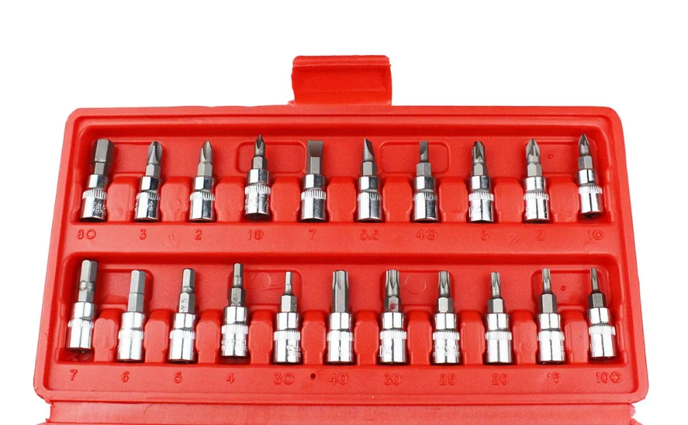 Car Repair Tool 46pcs 1/4-Inch Socket Set Car Repair Tool Ratchet Torque Wrench Combo Tools Kit Auto Repairing Tool Set