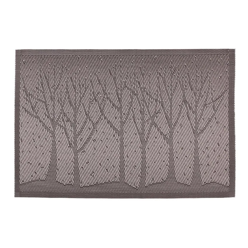 4pcs/lot Placemat Upscale Christmas Tree Pvc Placemats for Dining Table Mat Pot Bowl Mat Drink Coasters Non-slip Insulation Pads