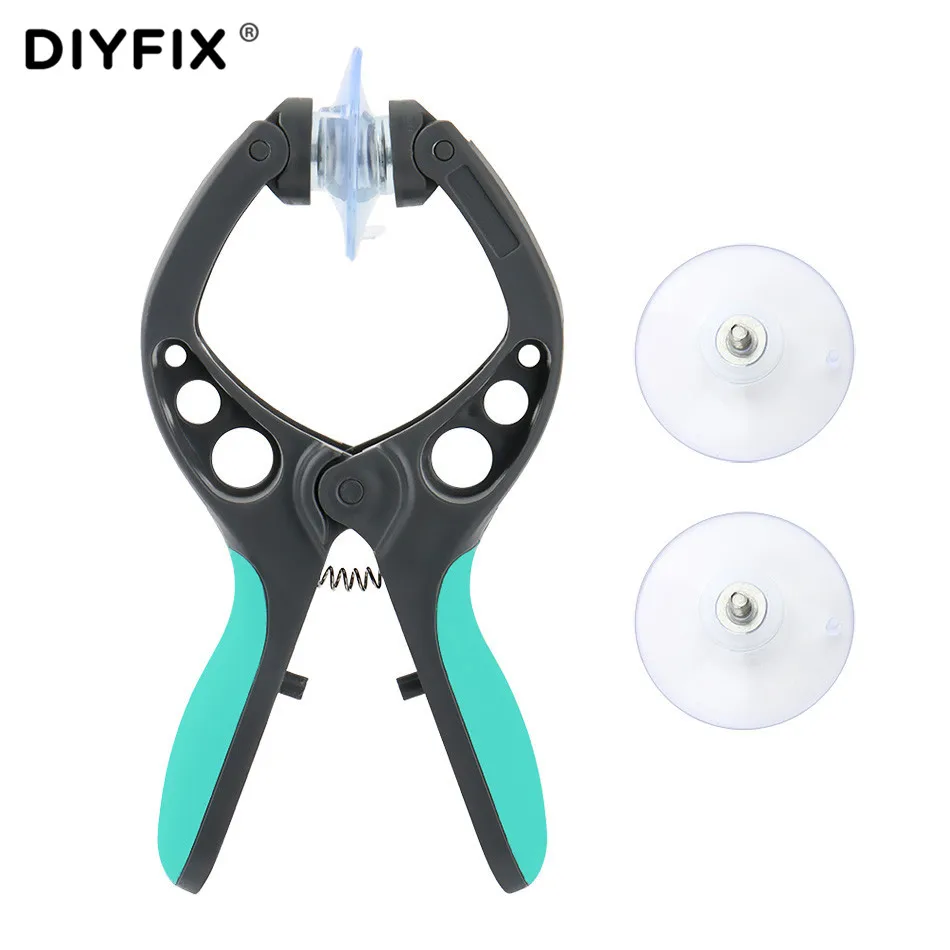 DIYFIX, быстросъемные плоскогубцы для открывания ЖК-экрана, присоска для iPhone, iPad, Samsung, инструмент для ремонта сотовых телефонов