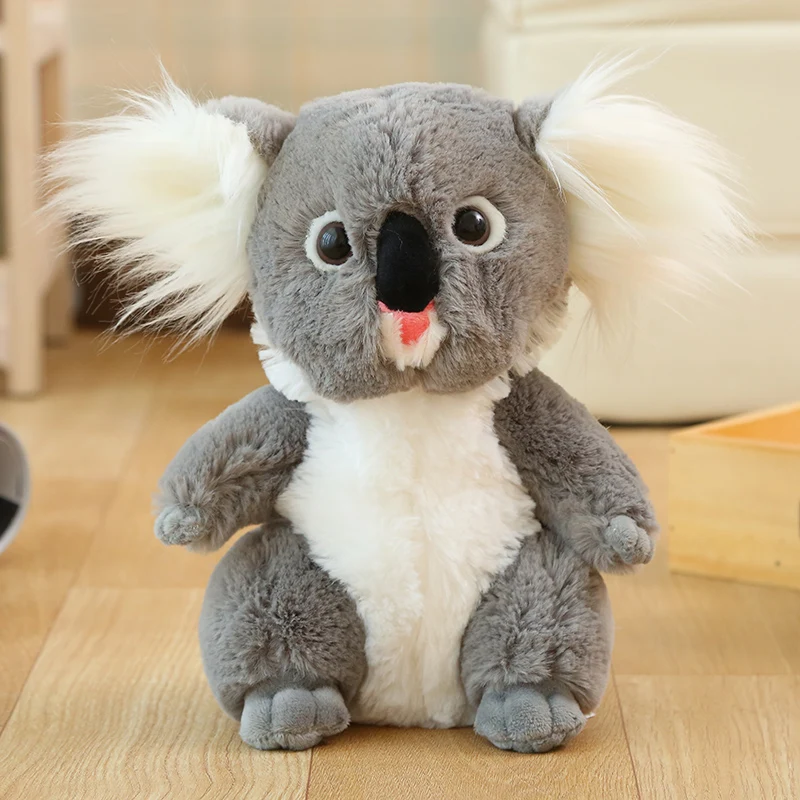 cute plush koala toy high quality gray koala doll gift about 26cm