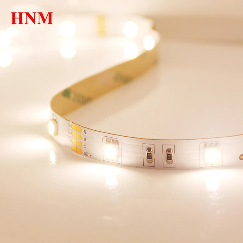 12V 5050 LED Strip Light 30LEDs/m Flexible White PCB Non-waterproof IP20 5M/Roll SMD Tape LED Light Red Blue Green Yellow White