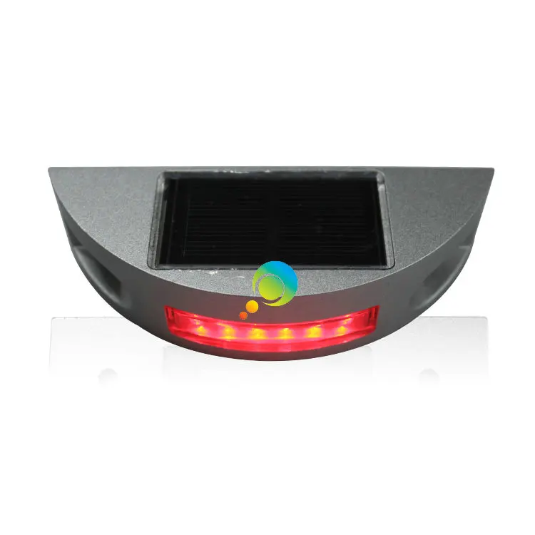 Steady mode high quality one side road stud LED landscape light aluminum shell red LED road stud marker