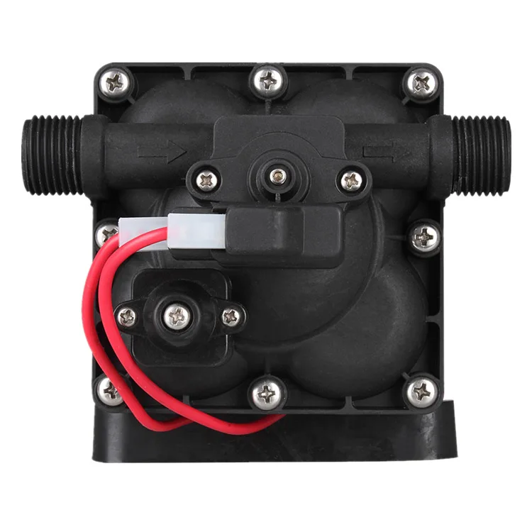 SOVOFLO KFL-47 Electric Water Pump 12V 24V DC 4 Chamber Positive Displacement Diaphragm Pump 3GPM 55PSI RV Marine Water Supply