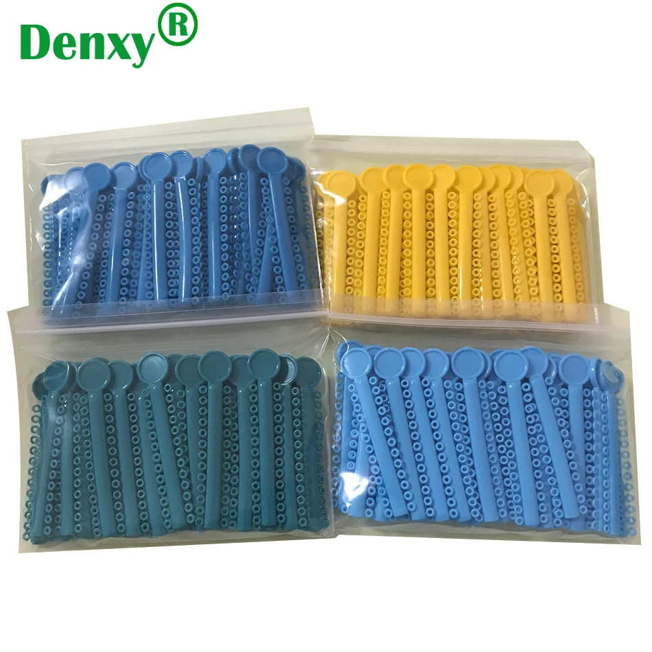 

Denxy 1 bag quality Dentistry Orthodontic Bracket Dental Ligature Tie O Ring Elastic Dental Supply Dentist Bracket Orthodontic