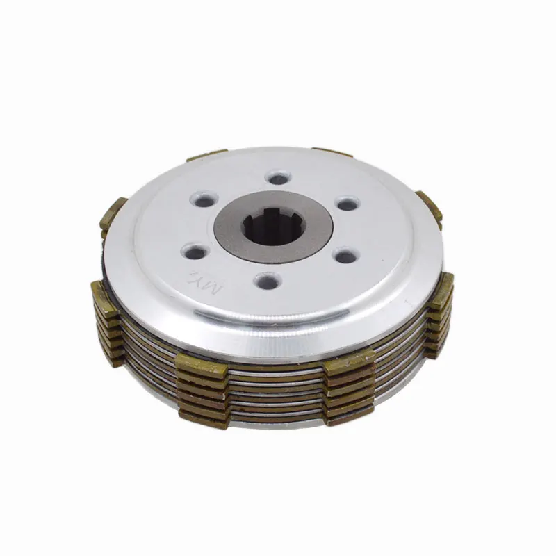 Motorcycle 6 Column Enhanced Clutch 6pcs Friction Disc Center Outer Clutch Assy for CG150 CG175 CG200 CG250 ATV Buggy