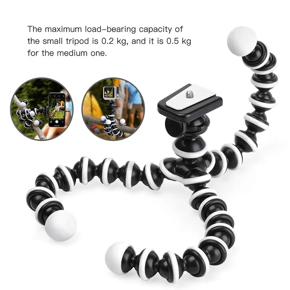 Octopus Tripod Stand Flexible Gorillapod for Mobile Phone Camera Table Desk Mini Tripod phone for iphone huawei Samsung xiaomi