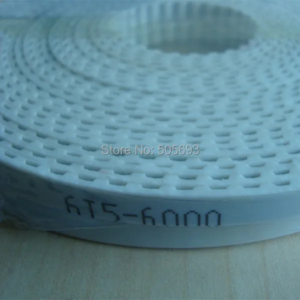 Miễn phí vận chuyển PU Mở Timing Belt T5 với 6 mét belt chiều rộng