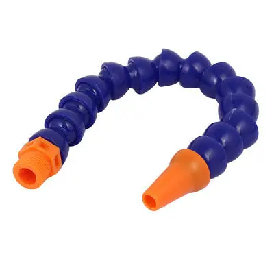 1/2BSP Filo di Plastica Rotondo Beccuccio Regolabile Flessibile Acqua Olio Liquido Refrigerante Tubo di 40 cm Lungo