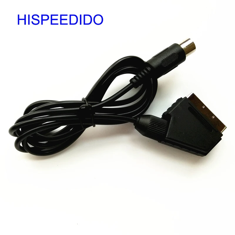 HISPEEDIDO 1.8m RGB Scart Cable for Sega Mega Drive 1 MD1 RGB cable cord Sega Genesis 1 Console