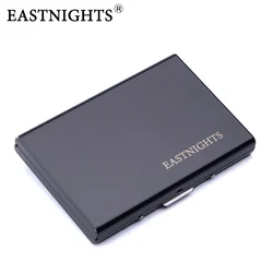 EASTNIGHTS Stainless Steel Card Holder Credit Card Wallet Men Business Rfid Metal Travel Wallet Men Credit ID Card Holder