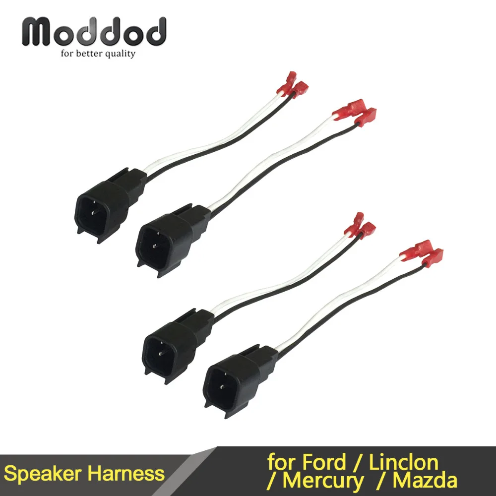 For Ford Lincoln Mercury Speaker Wire Harness Connects Aftermarket to OEM Adapter SP-5600 72-5600 Wiring Cable 2 Pairs