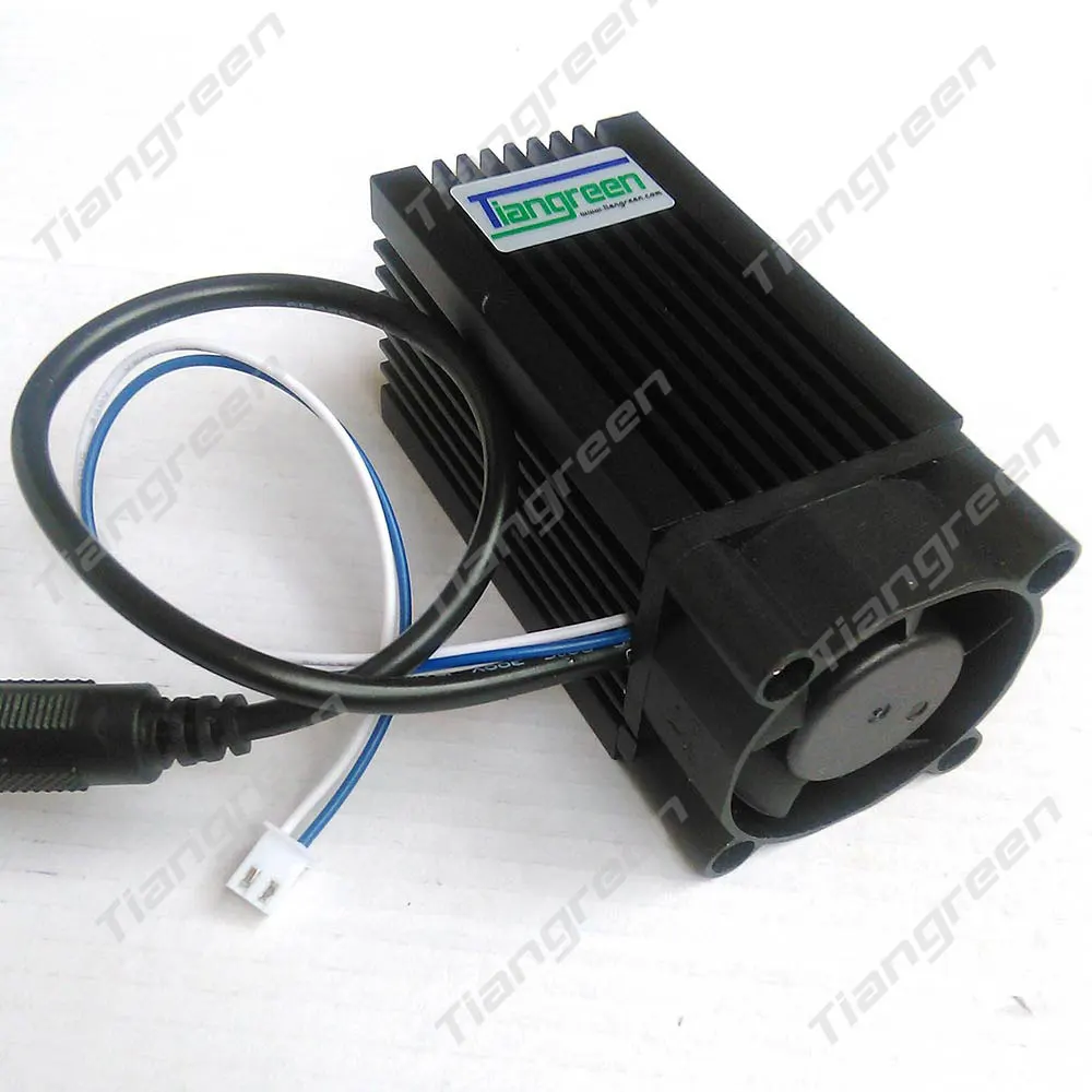 5.5w high power 445nm Focusing Blue laser module laser engraving and cutting TTL Module 450nm 5500mW laser tube