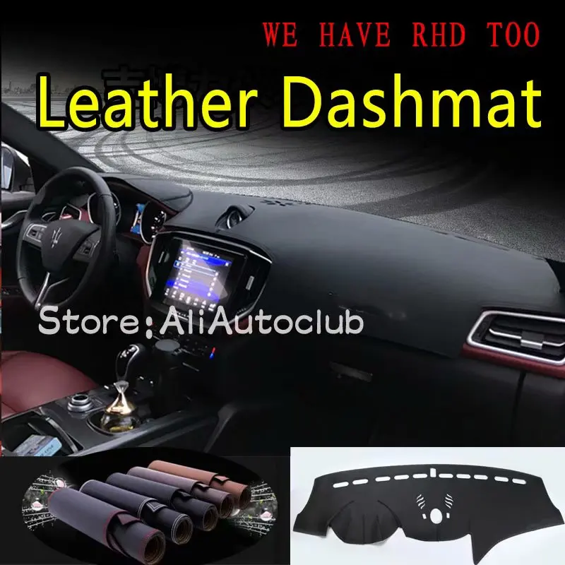 

For Maserati Ghibli 2014 2015 2016 2017 2018 2019 2020 Leather Dashmat Car Styling Covers Dash Mat Dashboard Cover Carpet Pads