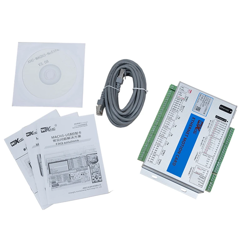 

MK4-ET XHC 4 Axis cnc controller board ethernet Mach3 cnc motion controller card 2000KHZ