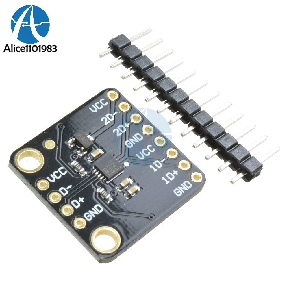 TS3USB221 High Speed USB 2.0 480Mbps 1:2 Multiplexer To Demultiplexer Switch Single Enable Diy Kit Electronic PCB Board Module