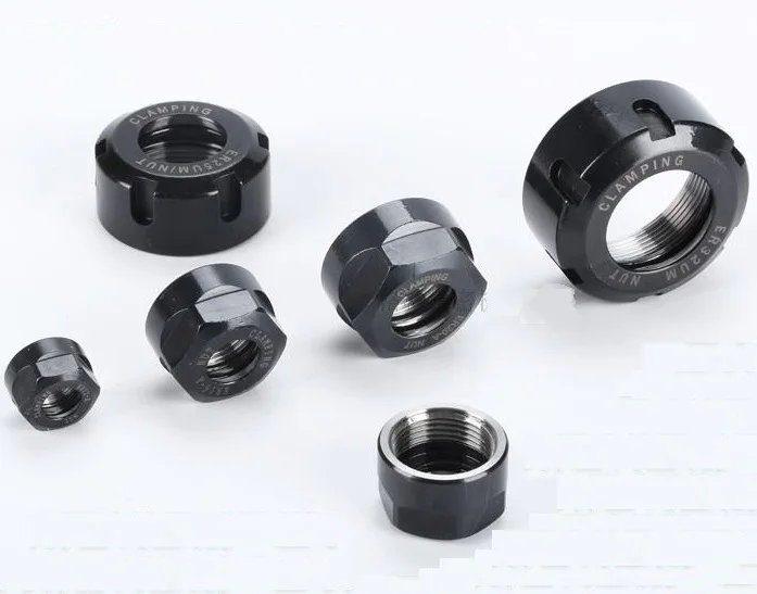 6PCS/LOT  clamping nut for collet clamping cnc spindle Motor