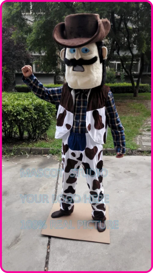 power cowboy mascot costume cow boy custom fancy costume anime cosplay kit mascotte theme fancy dress carnival costume 41256