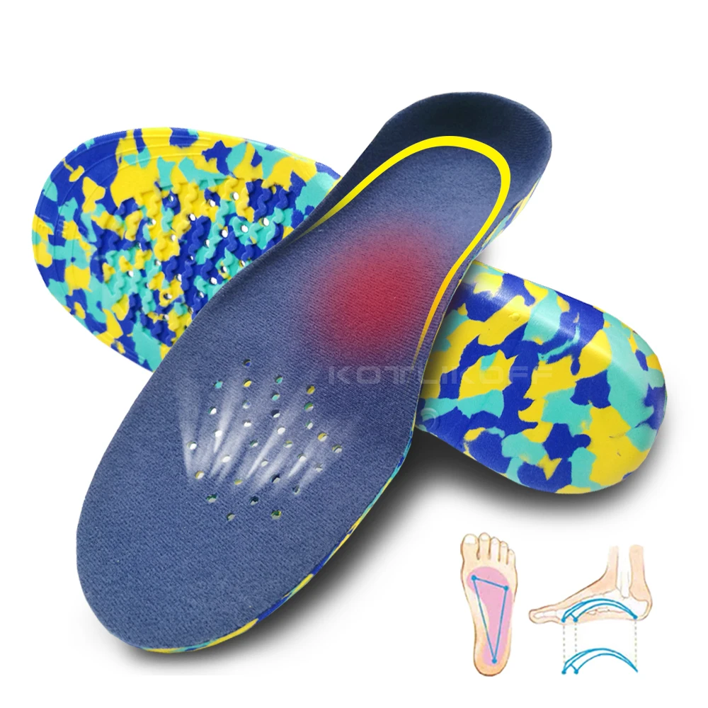 KOTLIKOFF Children Arch Support Orthopedic Insoles for Kid Flat Foot Sport Running Sneaker Correction Shoes Cushion Inserts Pads