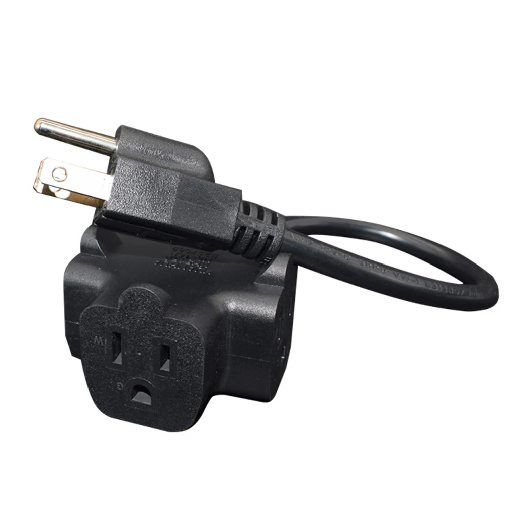 Jorindo สายไฟ0.3ม./1FT 5-15P ถึง3 * 5-15R สายไฟ3ง่ามปลั๊กสหรัฐสายไฟฟ้ากระแสสลับอเมริกาสายเคเบิลระดับอุตสาหกรรม NEMA