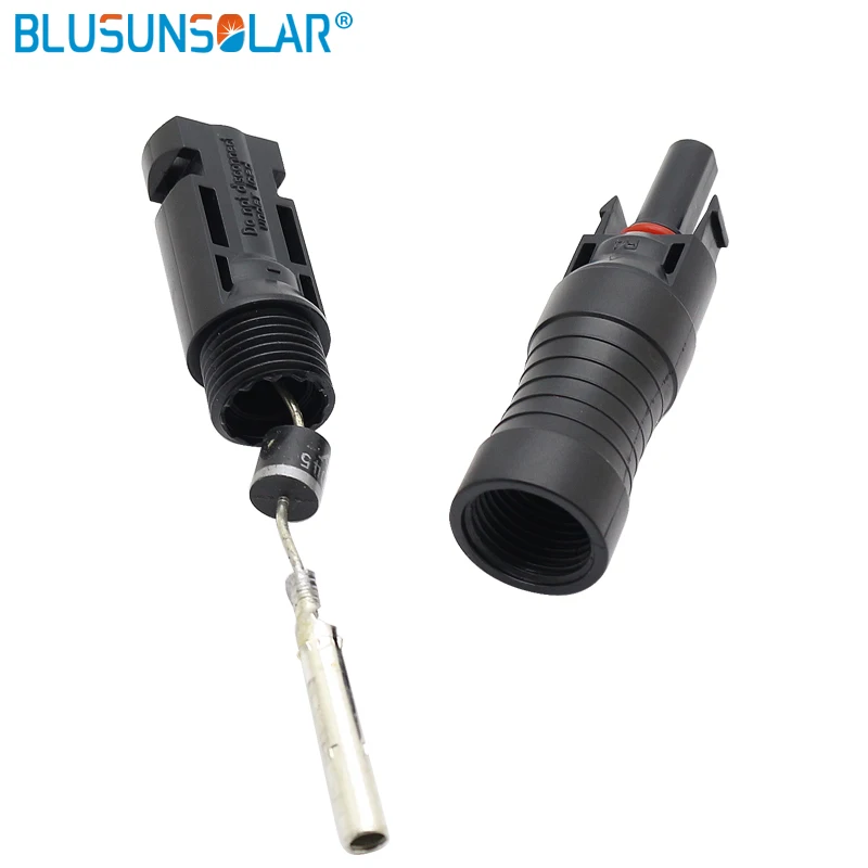 10 pcs/lot IP67 diode connector with TUV certificated Waterproof DC Diode Solar Plug Connector