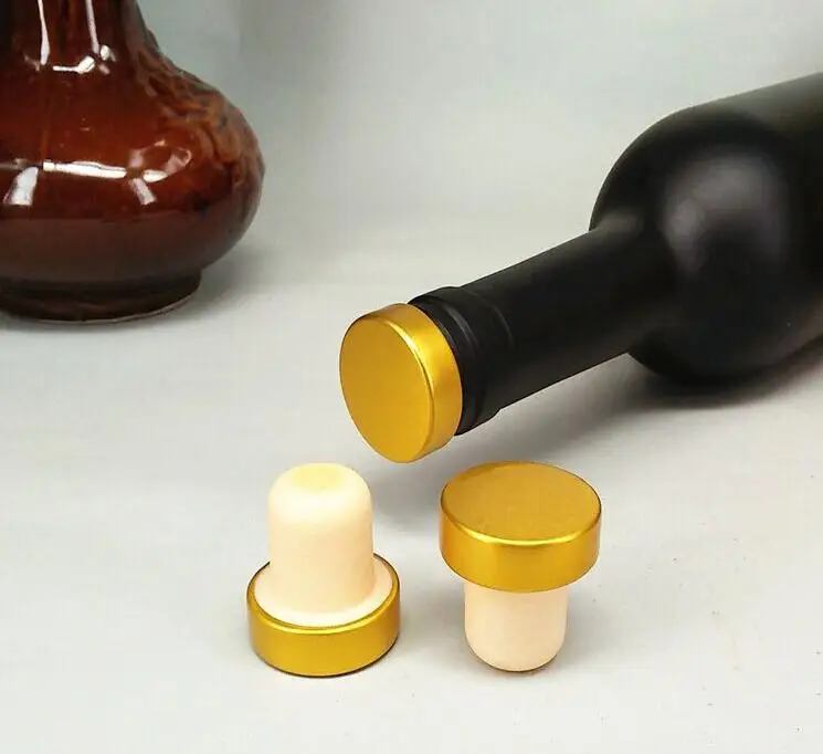 T-shape Wine Stopper Silicone Plug Cork Bottle Stopper Red Wine Cork Bottle Plug Bar Tool Sealing Cap Corks For Beer SN907