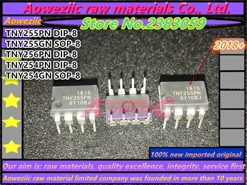 

Aoweziic 2021 + 100 новый импортный оригинальный TNY254PN TNY254PN TNY255PN TNY256PN DIP-8 чип питания