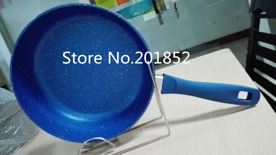 

Aluminum non stick marble coating fry pan froged