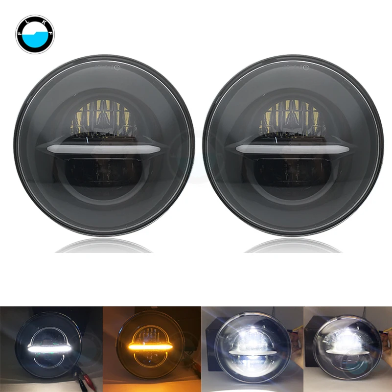 For Jeep TJ JK 7 Inch LED Headlight Head light lamps H4 - H13 7